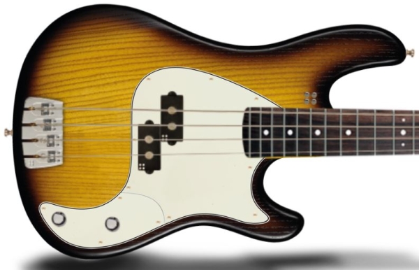 Sandberg California II VS4 (Passiv) Pickguard, Parchment